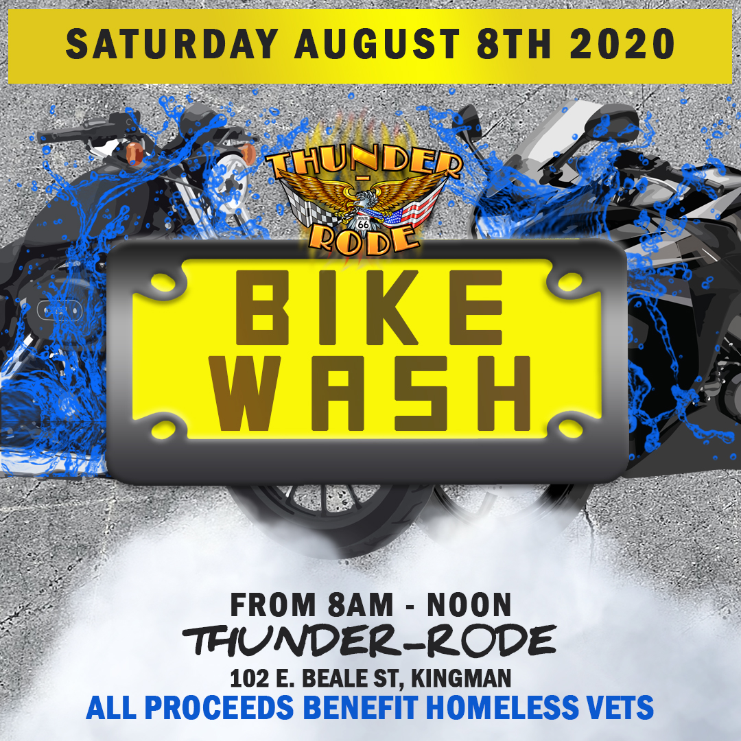 Bike Wash at Kingman Farmers Market at Thunder-Rode